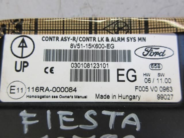 bontott FORD FIESTA VII Komfort Elektronika