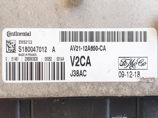 bontott FORD FIESTA VII Motorvezérlő