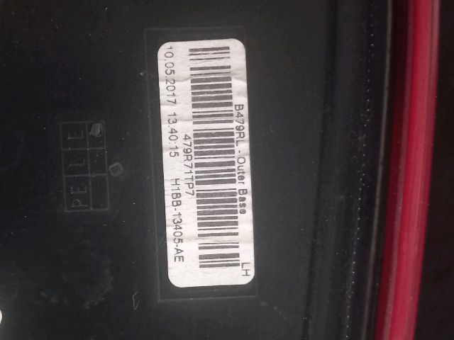 bontott FORD FIESTA VIII Bal Hátsó Lámpa