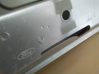 bontott FORD FIESTA VIII Csomagtérajtó (Üres lemez)