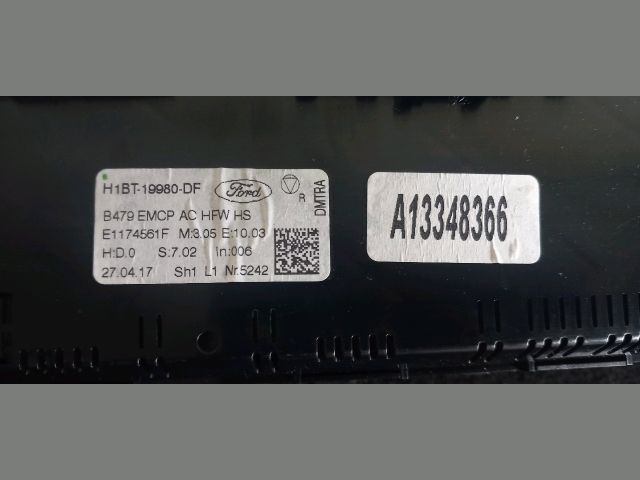 bontott FORD FIESTA VIII Fűtés Vezérlő Modul