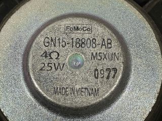 bontott FORD FIESTA VIII Hangszóró (Pozíciófüggetlen)