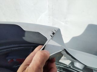 bontott FORD FIESTA VIII Hátsó Lökhárító (Üresen)