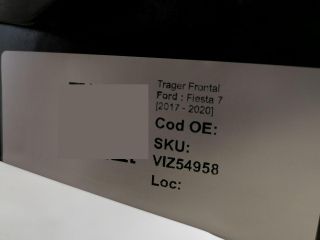 bontott FORD FIESTA VIII Vízhűtő Radiátor Tartó