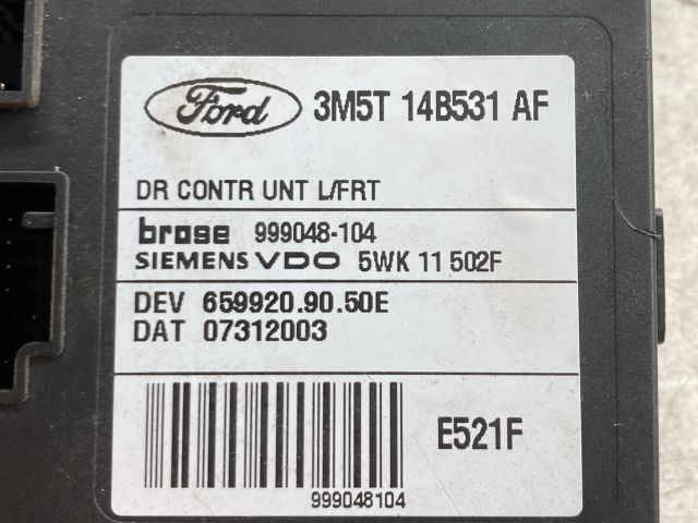 bontott FORD FOCUS C-MAX I Bal első Ablakemelő Motor