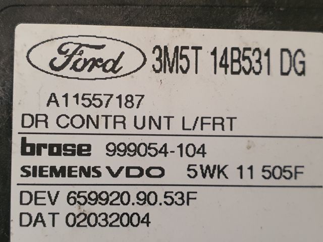 bontott FORD FOCUS C-MAX I Bal első Ablakemelő Motor