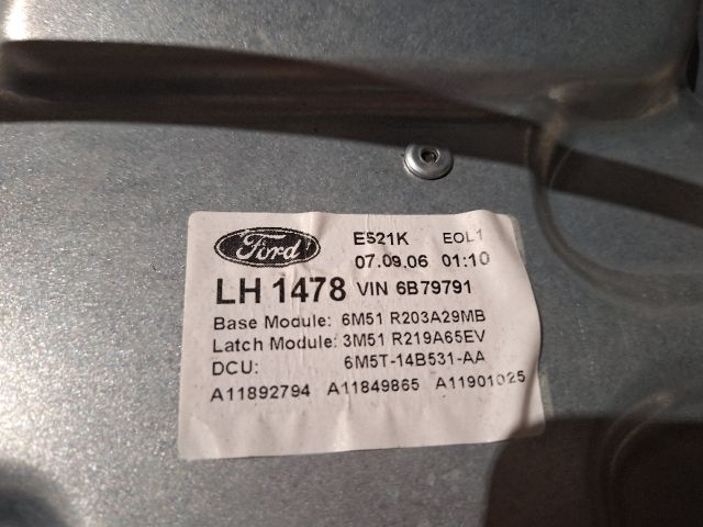 bontott FORD FOCUS C-MAX I Bal első Ablakemelő Szerkezet (Elektromos)