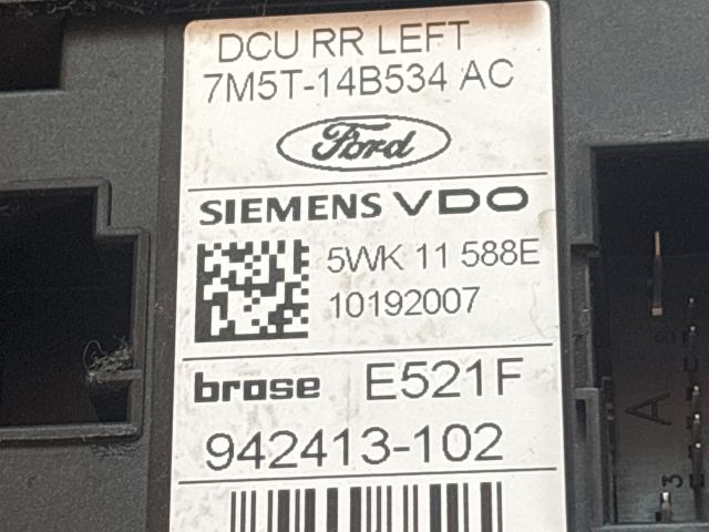 bontott FORD FOCUS C-MAX I Bal hátsó Ablakemelő Motor