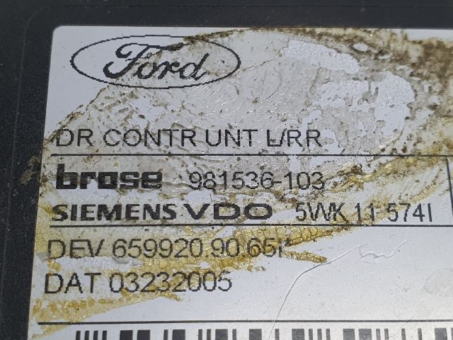 bontott FORD FOCUS C-MAX I Bal hátsó Ablakemelő Motor