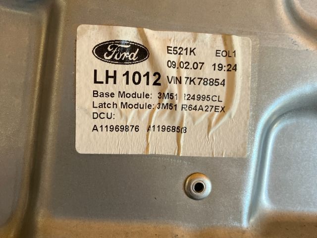 bontott FORD FOCUS C-MAX I Bal hátsó Ablakemelő Szerkezet (Mechanikus)