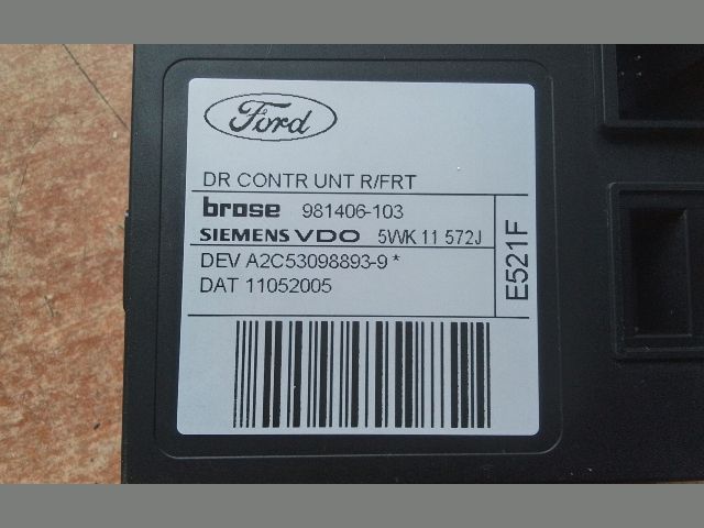 bontott FORD FOCUS C-MAX I Jobb első Ablakemelő Elektronika