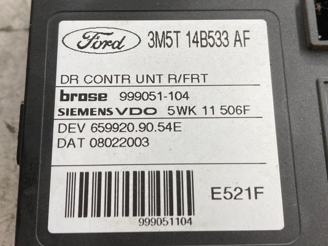 bontott FORD FOCUS C-MAX I Jobb első Ablakemelő Motor