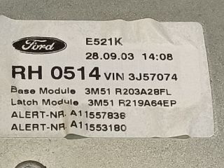 bontott FORD FOCUS C-MAX I Jobb első Ablakemelő Szerkezet (Elektromos)