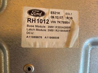 bontott FORD FOCUS C-MAX I Jobb első Ablakemelő Szerkezet (Elektromos)