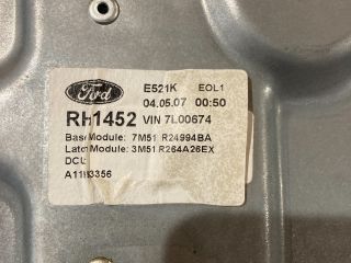 bontott FORD FOCUS C-MAX I Jobb hátsó Ablakemelő Szerkezet (Mechanikus)