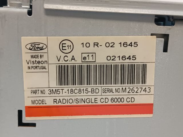 bontott FORD FOCUS C-MAX I Rádió / CD