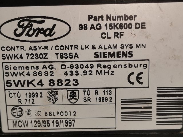 bontott FORD FOCUS I Központizár Elektronika