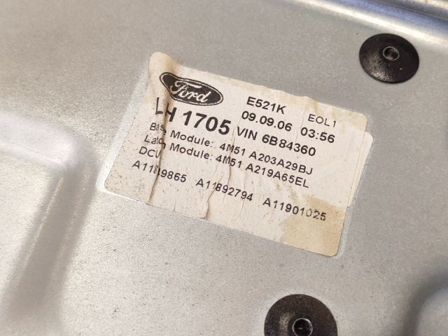 bontott FORD FOCUS II Bal első Ablakemelő Szerkezet (Elektromos)