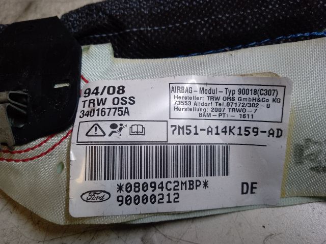 bontott FORD FOCUS II Bal első Függöny Légzsák