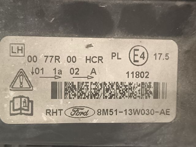 bontott FORD FOCUS II Bal Fényszóró