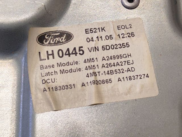 bontott FORD FOCUS II Bal hátsó Ablakemelő Szerkezet (Elektromos)