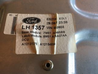 bontott FORD FOCUS II Bal hátsó Ablakemelő Szerkezet (Mechanikus)