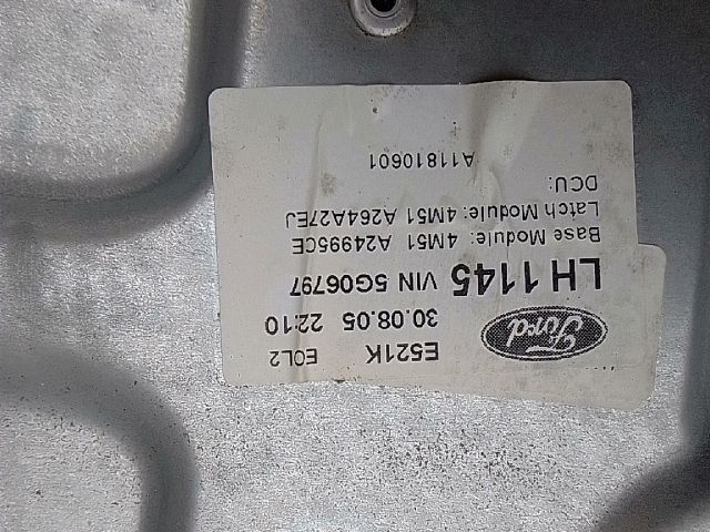 bontott FORD FOCUS II Bal hátsó Ablakemelő Szerkezet (Mechanikus)