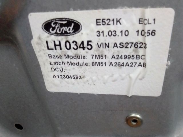 bontott FORD FOCUS II Bal hátsó Ablakemelő Szerkezet (Mechanikus)