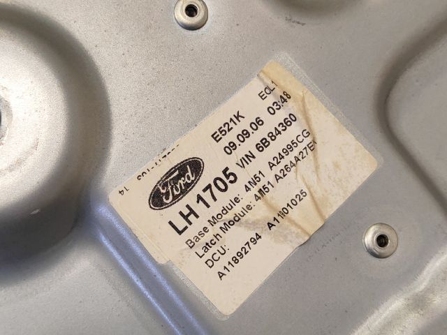 bontott FORD FOCUS II Bal hátsó Ablakemelő Szerkezet (Mechanikus)
