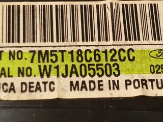 bontott FORD FOCUS II Fűtéskapcsoló (digit klímás)