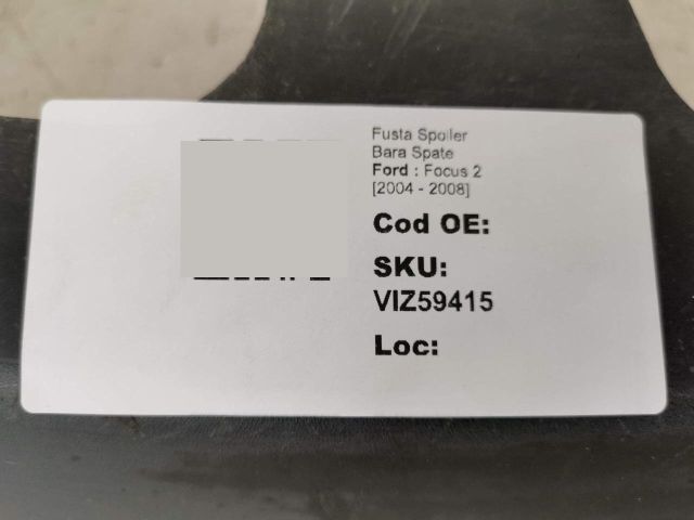 bontott FORD FOCUS II Hátsó Lökhárító Alsó (Műanyag)