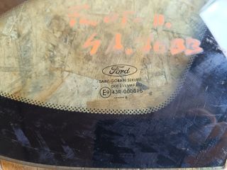 bontott FORD FOCUS II Jobb C Oszlop Oldalablak Üveg