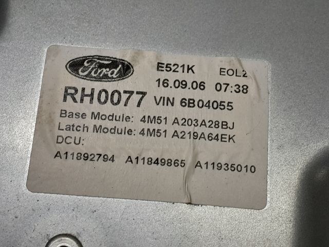 bontott FORD FOCUS II Jobb első Ablakemelő Szerkezet (Elektromos)