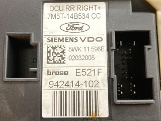 bontott FORD FOCUS II Jobb hátsó Ablakemelő Motor