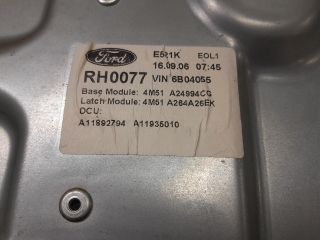 bontott FORD FOCUS II Jobb hátsó Ablakemelő Szerkezet (Mechanikus)