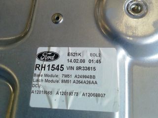 bontott FORD FOCUS II Jobb hátsó Ablakemelő Szerkezet (Mechanikus)