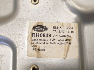 bontott FORD FOCUS II Jobb hátsó Ablakemelő Szerkezet (Mechanikus)