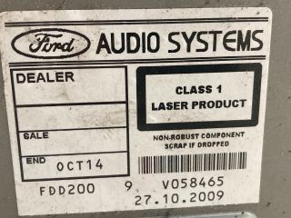 bontott FORD FOCUS II Rádió / CD