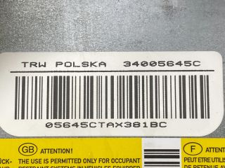 bontott FORD FOCUS II Utasoldali Légzsák