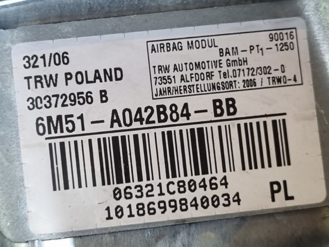 bontott FORD FOCUS II Utasoldali Légzsák