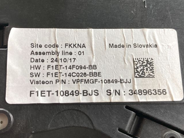 bontott FORD FOCUS III Kilométeróra