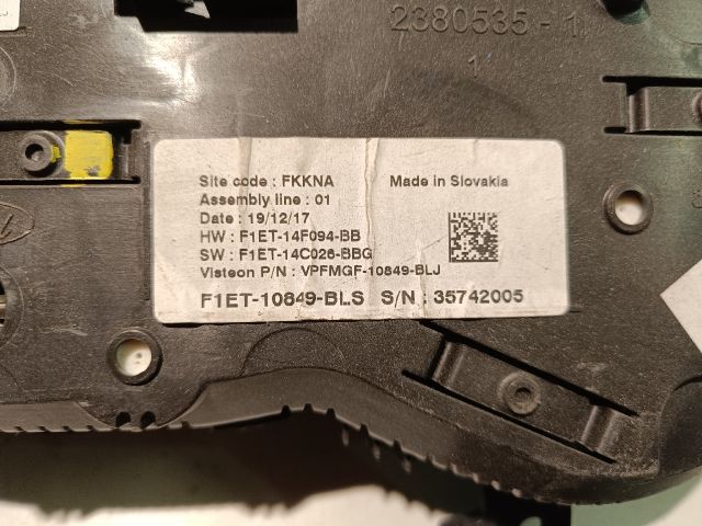 bontott FORD FOCUS III Kilométeróra