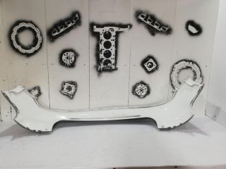 bontott FORD FOCUS III Hátsó Lökhárító (Üresen)