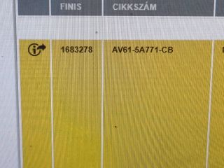 bontott FORD FOCUS III Hátsó Vízszintes Stabilizátor Rúd