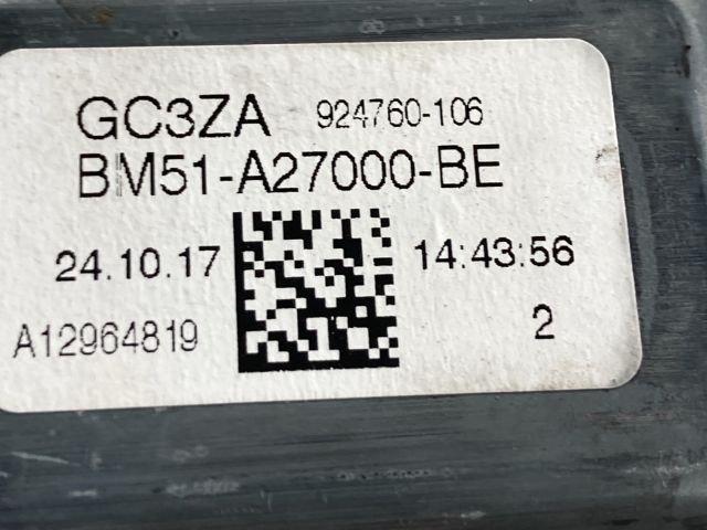 bontott FORD FOCUS III Jobb hátsó Ablakemelő Szerkezet (Elektromos)