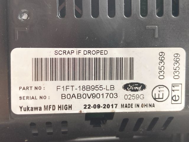 bontott FORD FOCUS III Multifunkciós Kijelző