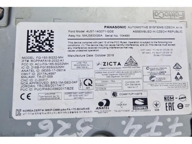 bontott FORD FOCUS IV Navigáció Elektronika