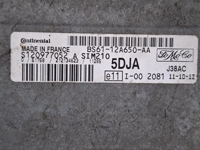 bontott FORD FUSION Motorvezérlő