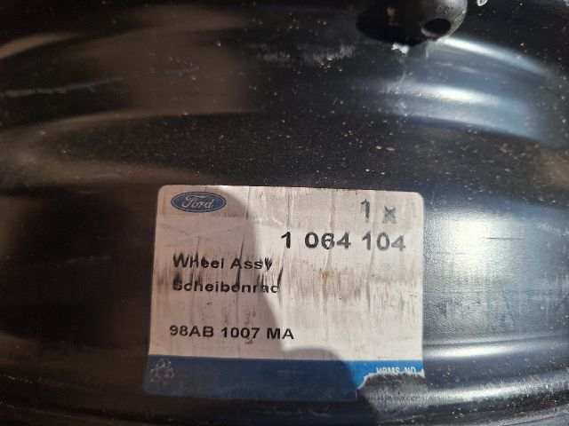 bontott FORD FUSION Acélfelni (1 db)