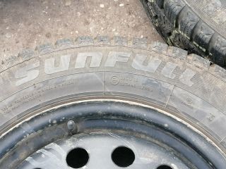 bontott FORD FUSION Acélfelni Szett Gumival